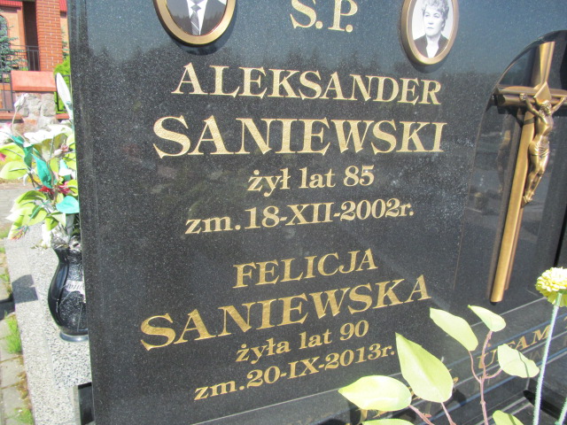 Grób Felicja Saniewska