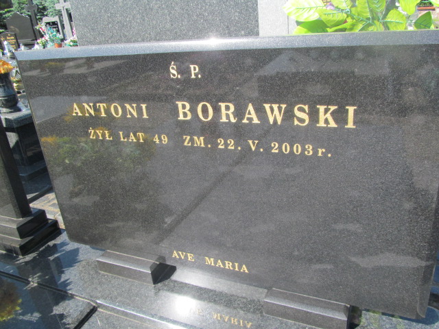 Antoni Borawski Łomża Św. Brunona - Grobonet - Wyszukiwarka osób pochowanych