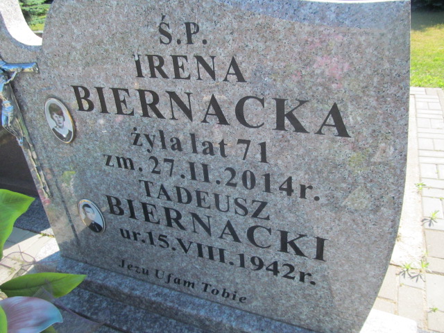Irena Biernacka Łomża Św. Brunona - Grobonet - Wyszukiwarka osób pochowanych