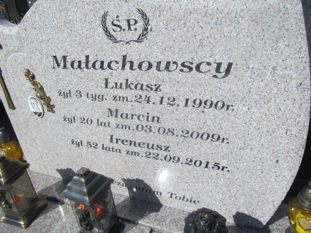 Łukasz Małachowski Łomża Św. Brunona - Grobonet - Wyszukiwarka osób pochowanych