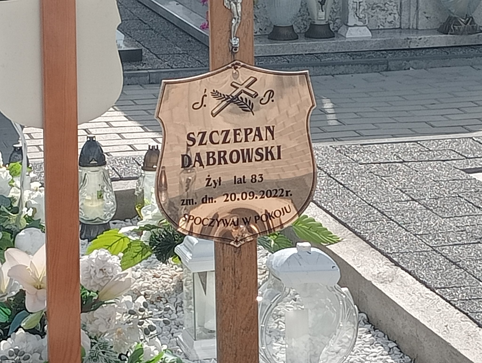 Grób Szczepan Dąbrowski
