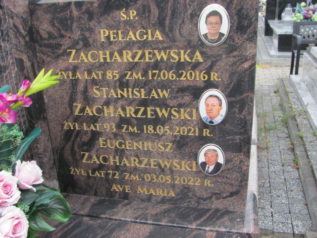 Eugeniusz Zacharzewski Łomża Św. Brunona - Grobonet - Wyszukiwarka osób pochowanych